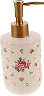 MAGICLULU Bathroom Soap Dispenser Ceramic Lotion Pump Bottle Decorative Shampoo Bottle for Hotel