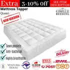 Pillowtop Matress Topper Cover Mattress Memory Resistant Queen Fitted Protector