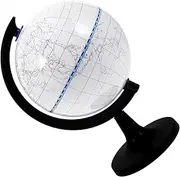 HOUDERCO DIY Blank Globe Model Unfinished Globe Craft for Coloring Educational Geography Teaching Prop for Art Projects