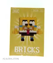 Mini Nano Blocks SpongeBob Patrick Cartoon Series Cute Gift Decoration Bricks