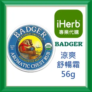 ✅免運✅【史萊姆代購】貝吉獾 Badger Company 涼爽舒暢霜 鼻通舒胸膏 21g 56g