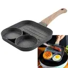Egg Frying Pan Non Stick 3 Steak Pancake Sausage Omelet Breakfast