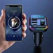 Car bluetooth-Compatible MP3 Player Call FM Transmitter Car Fast Charging QC3.0