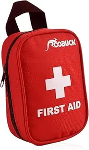 First Aid Kit, Emergency Medical Kit for Hiking, Fishing, Camping, Travelling, Cycling, Boating, Waterproof Laminate First Aid Bags, Perfect for Traveling and Outdoor Adventure(Red)