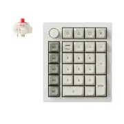 Keychron Q0 Max Wireless Number Pad (White) (Gateron Jupiter Red Switches)