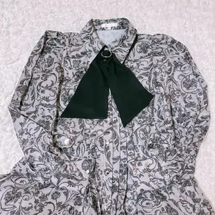 全新🖤日本 rienda 領帶洋裝 長裙