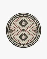 185' Round | Machine Washable Runner Rug | Kid & Pet Friendly | Indoor Rug | Desert Sumac Flatwoven Rug | Ruggable