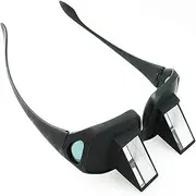 Lazy Readers Prism Glasses Bed Prism Spectacles Horizontal Eyeglasses for Reading/Watching TV Lying Down in Bed/Sofa, Myopia Presbyopic usable, Unisex