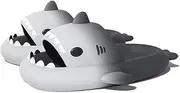 [Zureto] Shark Slides Kids, Cloudy Shark Slides Kids, Cute Cartoon Kids Shark Slippers