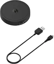 Portable Magnetic Charging Cradle + USB Charger Cable intended for Ultimate Ears Boom 3, Megaboom 3, Blast, Megablast Speaker Charger Station Cradle Dock with Charging Cable (Black)
