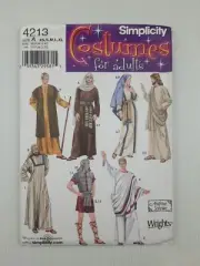 Simplicity Sewing Pattern 4213 Adult's Costume Roman Pattern Size XS-Xl NEW
