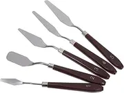 5pcs Set Palette Scraper Set for Artists Versatile Paint Mixing Tools for Acrylic Oil and Watercolor Supplies for Pigment Blending