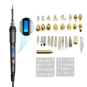 Wood Burning & Carving Kit – Adjustable Temp Pyrography Pen EU Plug