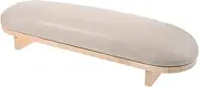 CANIGHT Nail Art Hand Rest Pillow Sturdy Nail Arm Rest Stand Leather Nail Hand Rest for Home