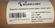 39"x18" Magnetic chalkboard contact paper kit with markers and magnetic letters