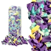 5 lb Shredded Memory Foam Filling Colored, Premium Soft Bean Bag Filler for P...