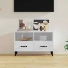 TV Cabinet White 80x36x50 cm Engineered Wood vidaXL