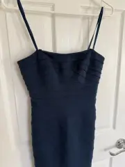 NEW w TAGS Womens/Girls Navy Blue Evening/Cocktail Dress Size 2 Strap/Strapless