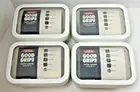 4 NEW Oxo Good Grips Lock Top Storage Containers 3.8 Cups 1117780 BPA Free