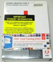 Adobe Creative Suite 4 Design Standard Student Edition MAC OS New Sealed