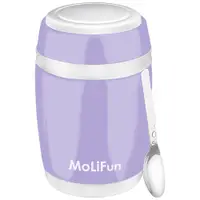 在飛比找PChome24h購物優惠-MoliFun魔力坊 不鏽鋼真空保鮮保溫燜燒食物罐480ml
