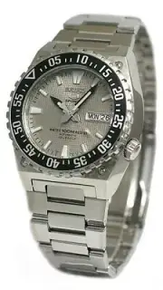 SEIKO 5 Sports SNZD67K1 Automatic Watch 7S36 Steel Hardlex 100m 23 Jewels Gray