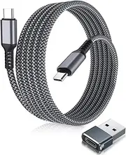 [Elebase] USB Type C to C 100W Cable with USB Adapter 1M,Power Delivery Fast Charging Charger Cord for iPhone 16 15,MacBook,iPad Pro Air 4 5 Mini,for Samsung Galaxy Note S22 S23 S24,Z Fold Flip,Tab S9