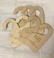 Wooden Bohemian Style Baby Newborn Clothes Dividers
