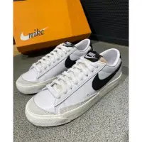 在飛比找蝦皮購物優惠-NIKE W BLAZER LOW 77 白色 黑勾 復古 