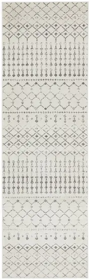 Cameron Silver Tribal Pattern Hallway Runner