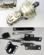 1957-72 F100 Ford Truck Firewall Booster Kit & Disc/Drum Proportioning Valve Kit
