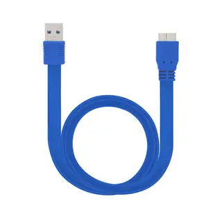 USB3.0 USB-A 對 Micro-B 扁型連接線