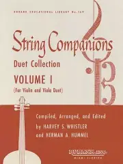 String Companions Volume 1 Violin and Viola Duet Sheet Music Book 004472710