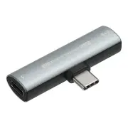 USB C to 3.5mm Headphone and 30W PD Fast Charging Adapter 2 in 1 Hi-Res Audio