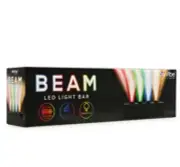 Beam Bright LED Light Bar Battery Powered Vibes 4 Color Mood Setting Party