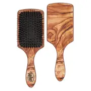 Paddle Hair Brush,Traditional Wood-Ultra-Soft IntelliFlexDetangling Bristles ...