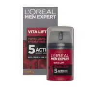 L'Oreal Paris Men Expert Vita Lift Total Anti-Ageing Hydrating Moisturiser Cream 50mL