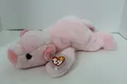 Ty Beanie Buddy Squealer Pig Plush 13" NWT 1998