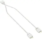 Coolmoon ARGB Splitter 5V 3 Pin Connector 1 to 2 (White)