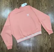 Adidas Pharrell Williams Trefoil HuHiking Coral Sweatshirt Womans Medium