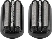 21B Shaver Replacement Head，Compatible for Braun，Series 3 Electric Razors 301S,310S,320S,330S,340S,360S,3010S,3020S,3030S,3040(2pcs)
