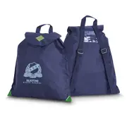 Navy Library/Swim Bag With Logo