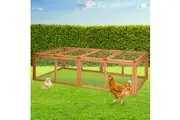 i.Pet Chicken Coop Rabbit Hutch 180cm Extra Large Wooden Chicken House Run XL Hen Cage