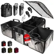 Extra Large Car Trunk Organizer - Trunk Storage - Modular 4-section XXL gray