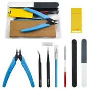 Professional 9 PCS Model Tools Kit Modeler Basic Tools Craft Set Hobby Buildi...