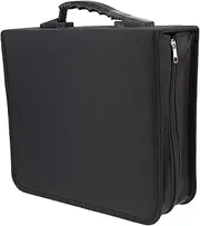 Ciieeo Portable Capacity CD DVD Holder Oxford Cloth Storage Bag Organizer for DVD CD Storage and Organization Present for CD DVD Lovers