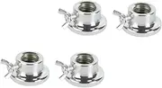 CIYODO Barbell Screw Collars 4 Pcs Hex Security Nuts for Dumbbell Anti Hex Nut for Gym Equipment