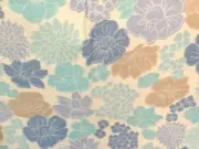 SKYE Blue FLOWER POWER Blend RETRO VINTAGE FABRIC