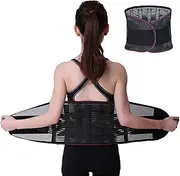 Back Brace for Running, Protective Belt Breathable Running Gear, Ergonomic Waist Trainer Brace, Sports Girdles Band for Boxing, Weightlifting, Climbing