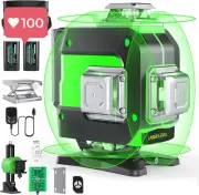 Cross Line Laser 4 X 360° Cross Line Laser Green Self-Levelling Laser Spirit Lev